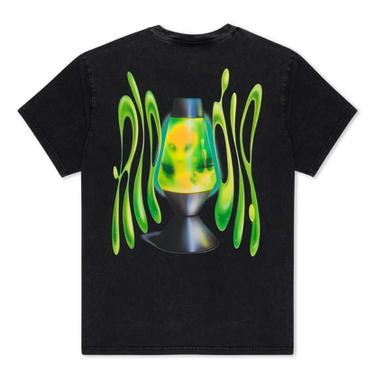 PLAYERA LAVA LAMP (BLACK VINTAGE WASH)