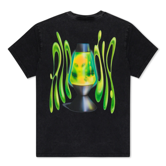 PLAYERA LAVA LAMP (BLACK VINTAGE WASH)