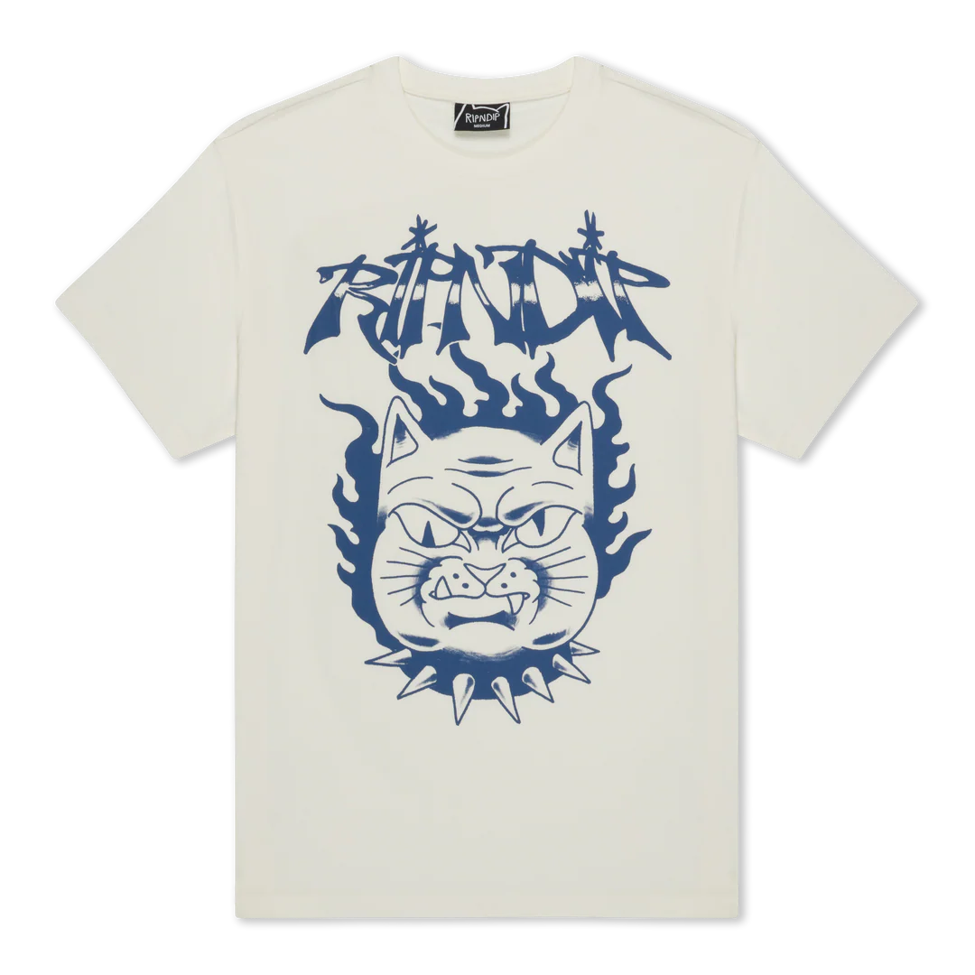 PLAYERA THE HAPPIEST CAT (BONE)