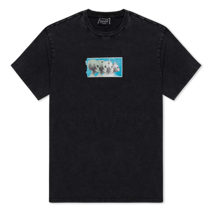 PLAYERA NERM GEO (BLACK VINTAGE WASH)