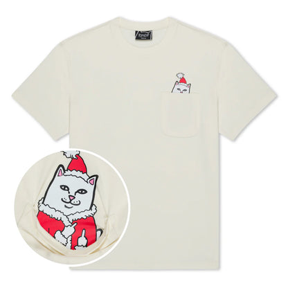 PLAYERA LORD SANTA POCKET (BONE)