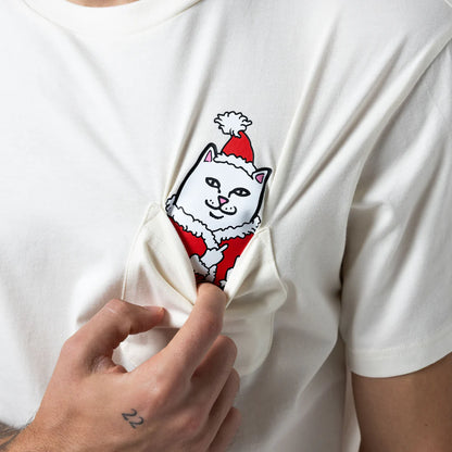 PLAYERA LORD SANTA POCKET (BONE)