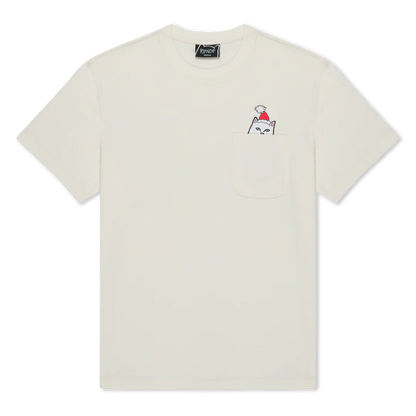 PLAYERA LORD SANTA POCKET (BONE)