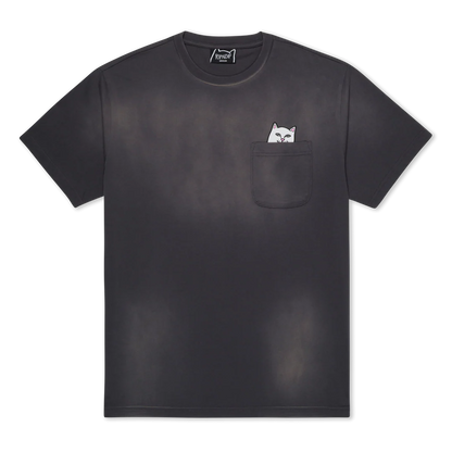PLAYERA LORD NERMAL POCKET (CHARCOAL VINTAGE WASH)