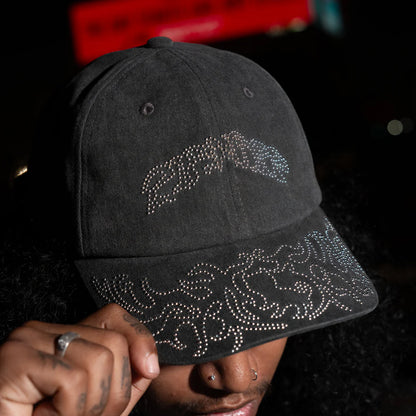 GORRA PRETTY FLACKO DISTRESSED DAD (NEGRO VINTAGE WASH)