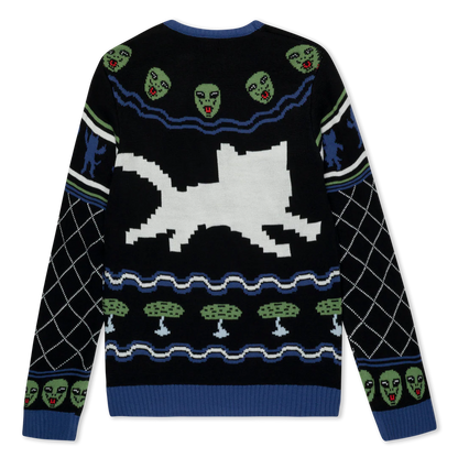 SUETER OUT OF THIS WORLD KNIT (NEGRO)