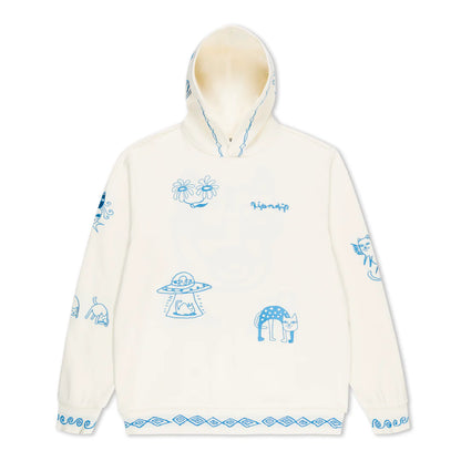 HOODIE BLONDED (OFF WHITE)