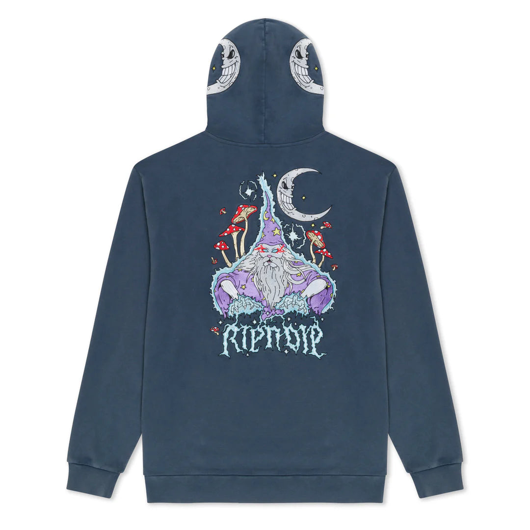 HOODIE ORACLE DOUBLE HOOD (NAVY MINERAL WASH)