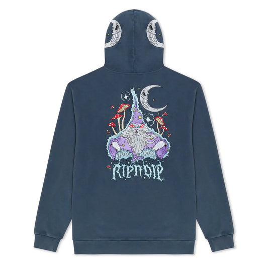 HOODIE ORACLE DOUBLE HOOD (NAVY MINERAL WASH)