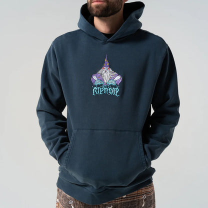 HOODIE ORACLE DOUBLE HOOD (NAVY MINERAL WASH)