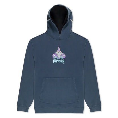 HOODIE ORACLE DOUBLE HOOD (NAVY MINERAL WASH)