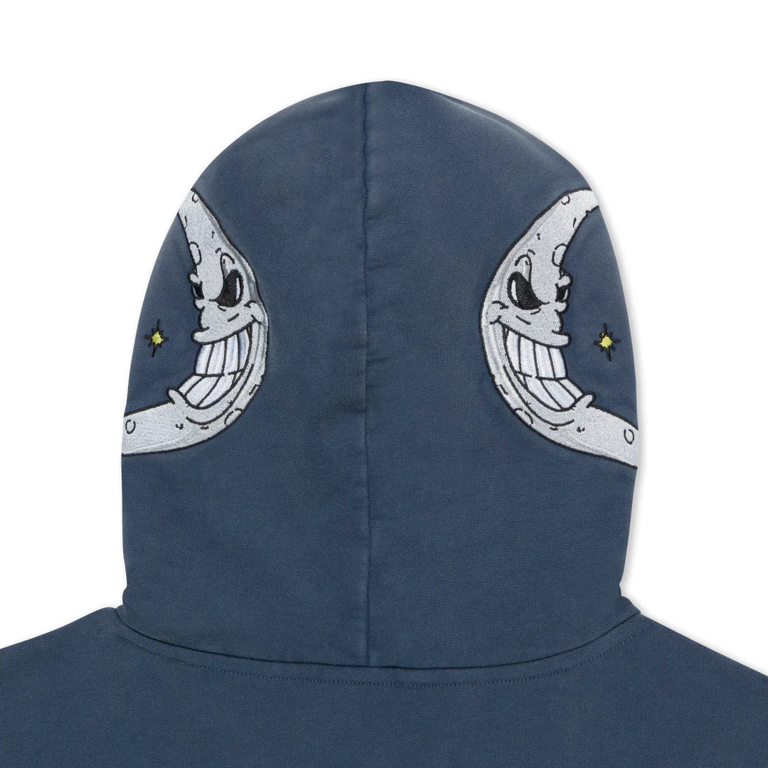 HOODIE ORACLE DOUBLE HOOD (NAVY MINERAL WASH)