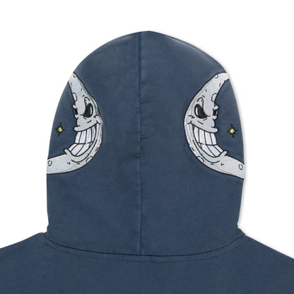HOODIE ORACLE DOUBLE HOOD (NAVY MINERAL WASH)