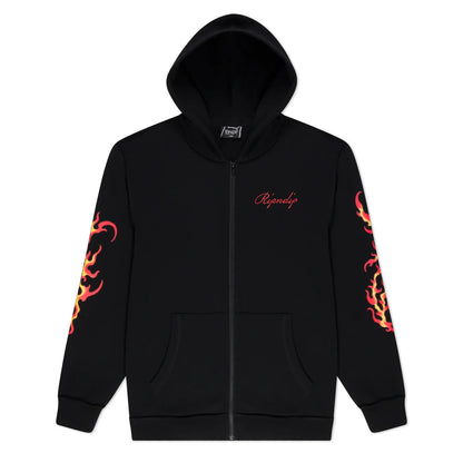 HOODIE INKED ZIP-UP (NEGRO)