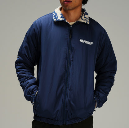 JACKET HAKU REVERSIBLE (OFF WHITE/NAVY)