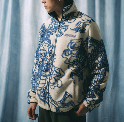 JACKET HAKU REVERSIBLE (OFF WHITE/NAVY)