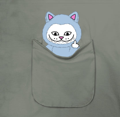 PLAYERA NERMBOOBOO POCKET (DUSTY SAGE)