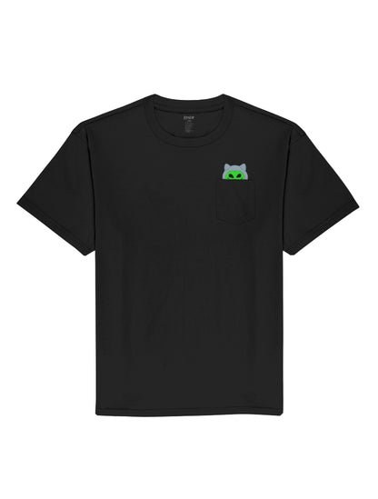 PLAYERA NERMBOOBOO POCKET (NEGRO)