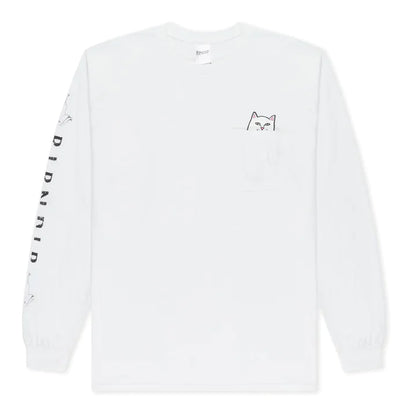 Playera Lord Nermal Pocket L/S (Blanco)
