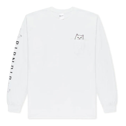 Playera Lord Nermal Pocket L/S (Blanco)