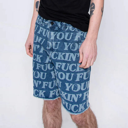 Pantaloneta Fuckin Fuck Denim (Wash)
