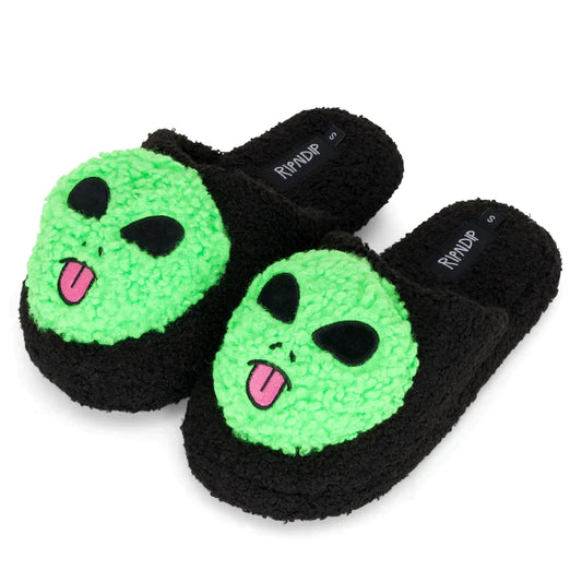 Pantuflas LORD ALIEN PLUSH FACE HOUSE (Negro)