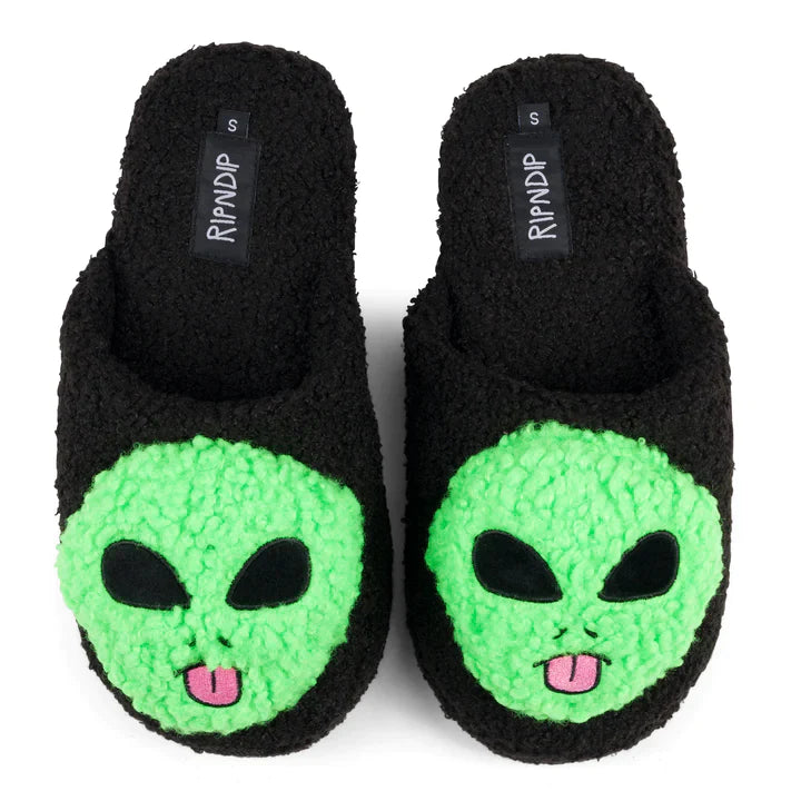 Pantuflas LORD ALIEN PLUSH FACE HOUSE (Negro)