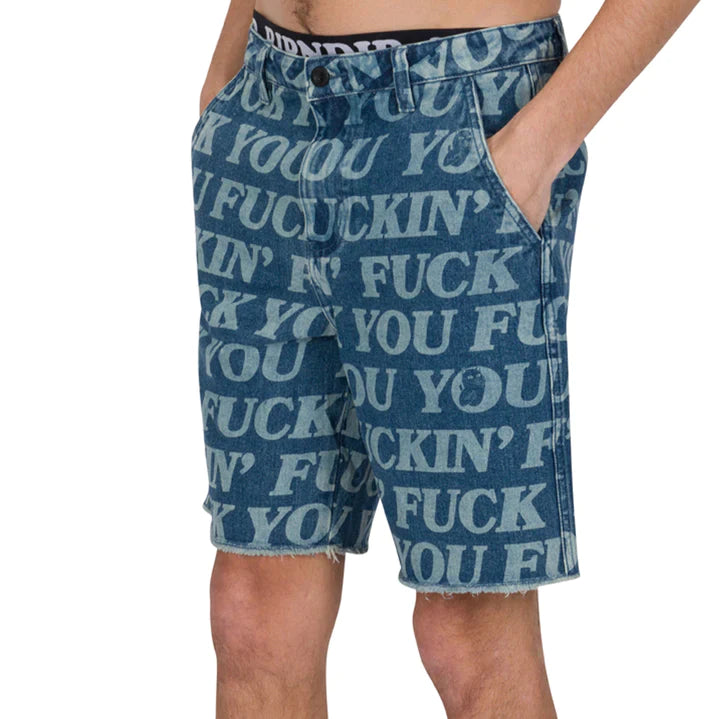Pantaloneta Fuckin Fuck Denim (Wash)