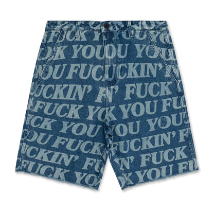Pantaloneta Fuckin Fuck Denim (Wash)