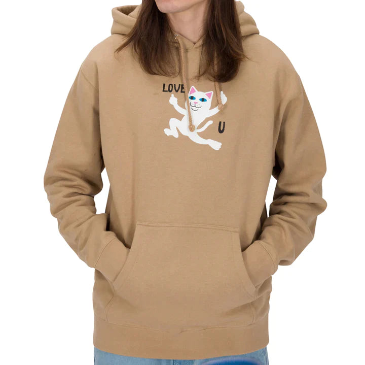 HOODIE Love U (Sandstone)
