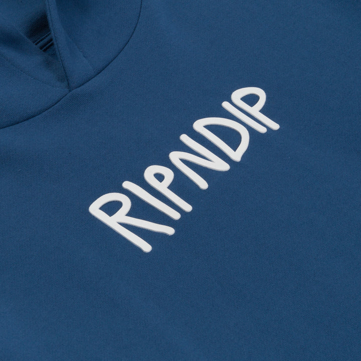 HOODIE Rubber Logo (Pacific Azul)