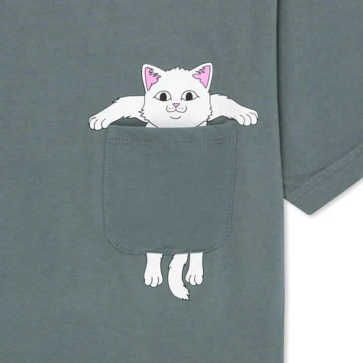 Playera Broke The Pocket Cropped Pocket (Charcoal)